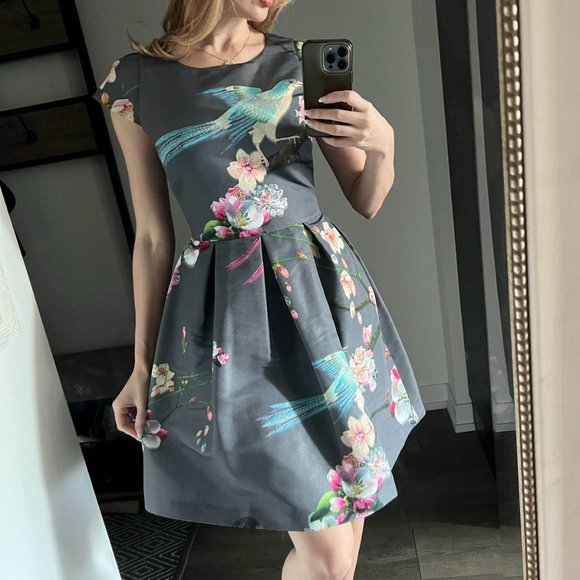 Stunning Ted Baker Flight of the Orient Dress - Picture 8 of 9